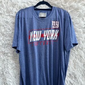 New NFL Blue New York Football T-Shirt size Large